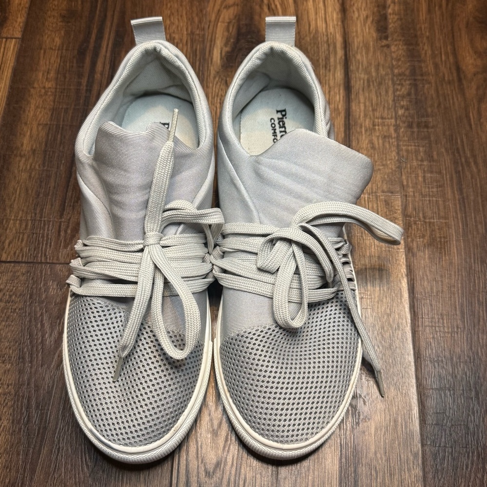 Gray Pierre Dumas sneakers size 10
